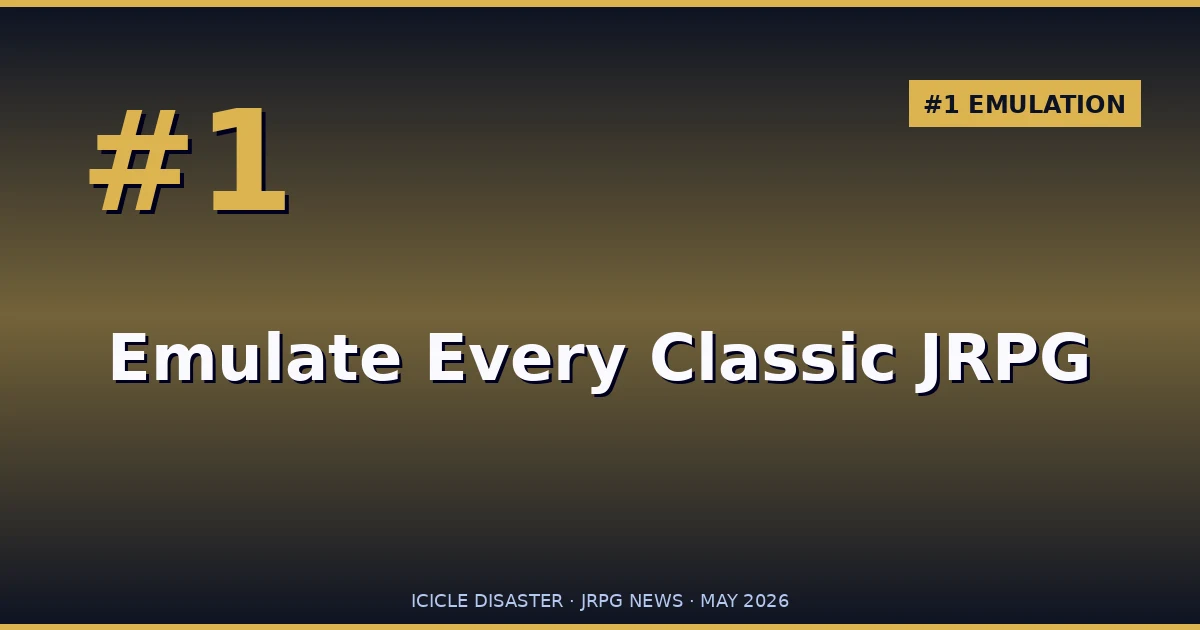 Emulate Every Classic JRPG from NES Through PS3 Era