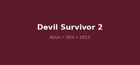 Devil Survivor 2: Record Breaker — Atlus game cover art