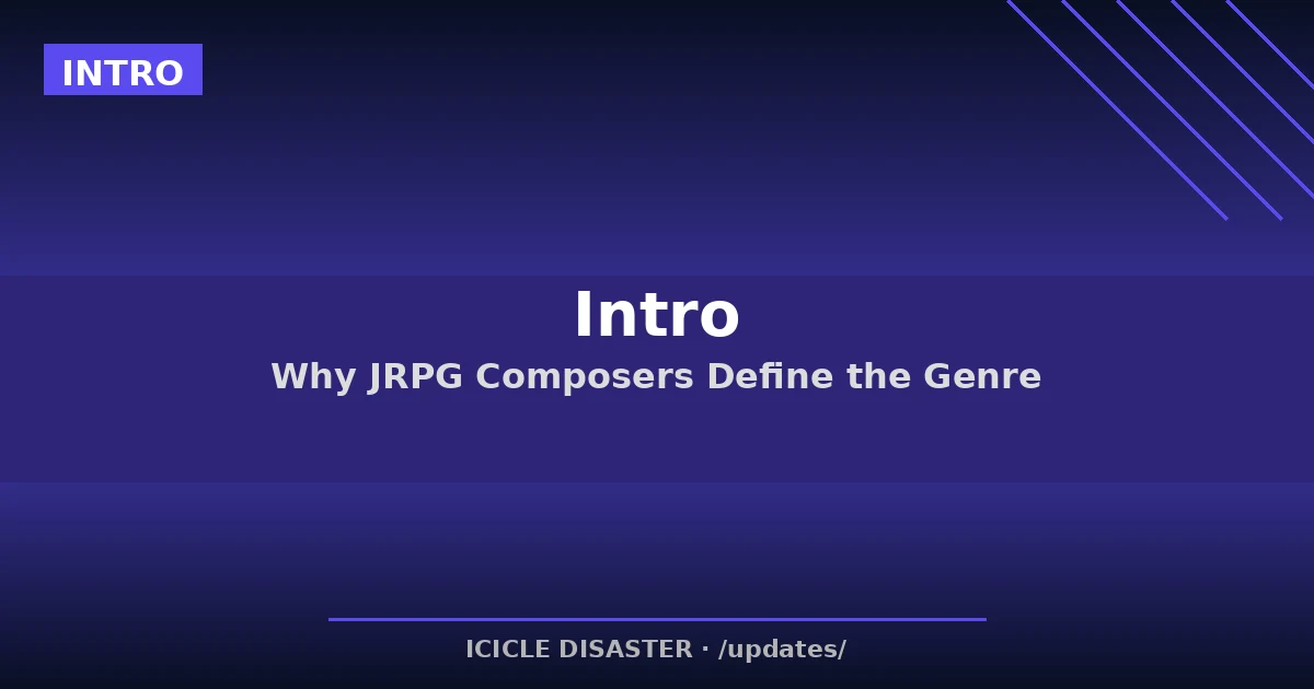 Why JRPG Composers Define the Genre's Future
