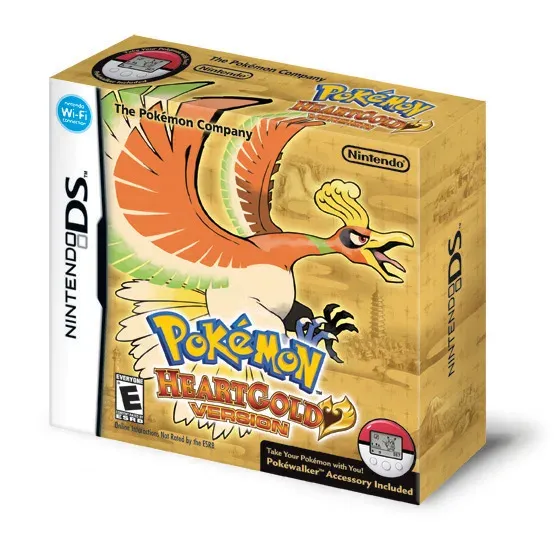 Pokemon HeartGold and SoulSilver on DS — definitive remakes of Gen II with walking Pokemon and two regions by Game Freak