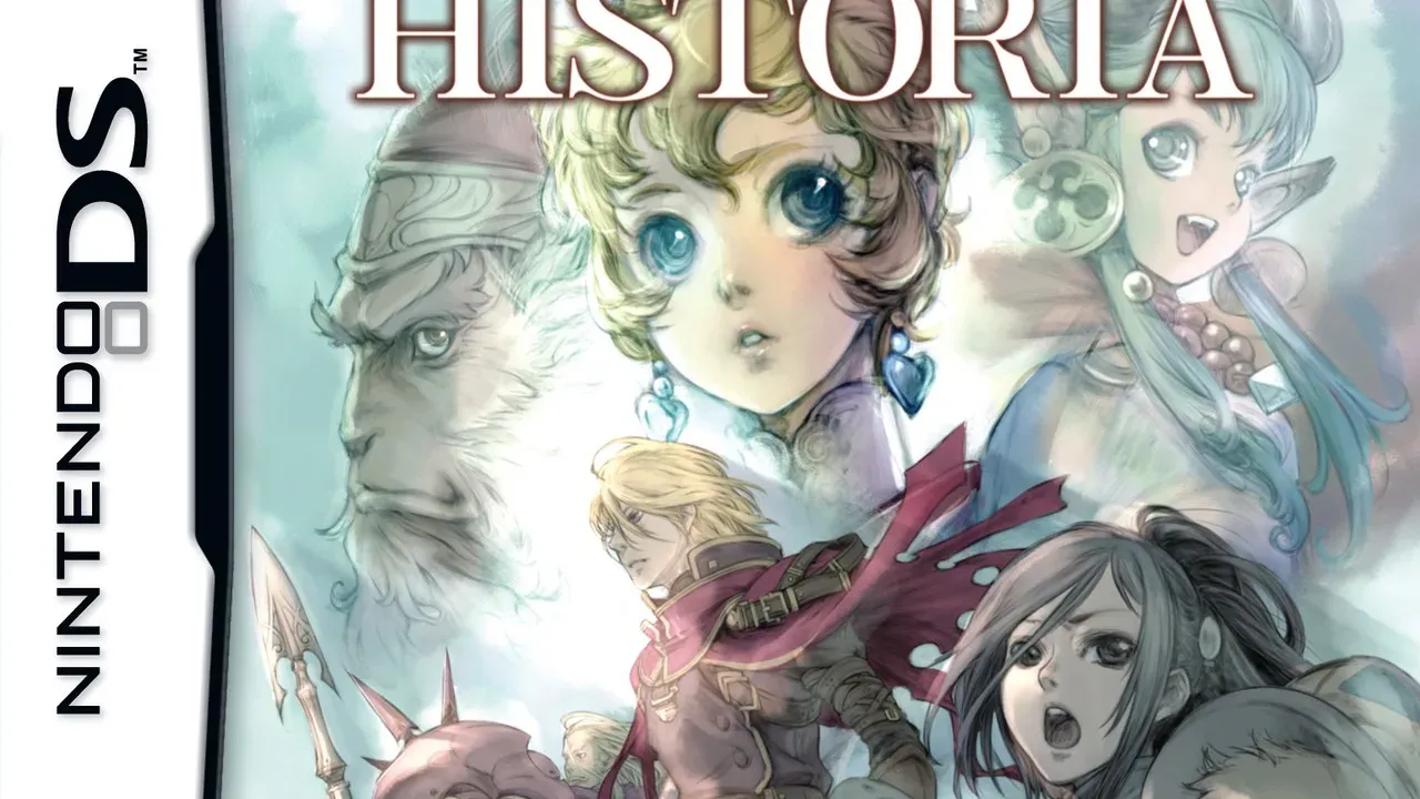 Radiant Historia on DS — time travel JRPG with dual timelines and grid-based combat by Atlus