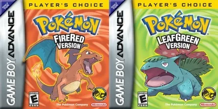 Pokemon FireRed and LeafGreen cover art