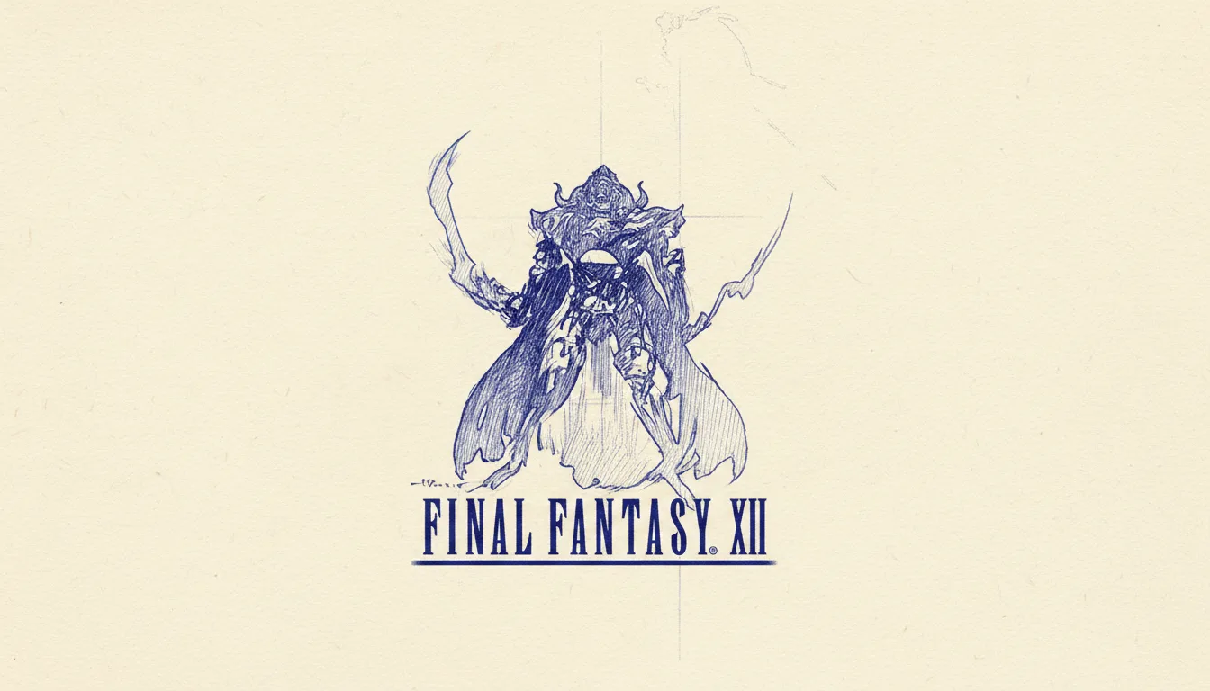 Final Fantasy XII Zodiac Age 2006 2017 PS2 PS4 Ivalice setting — Gambit AI system + Hunt sidequests + License Board jobs + Yasumi Matsuno political-war narrative