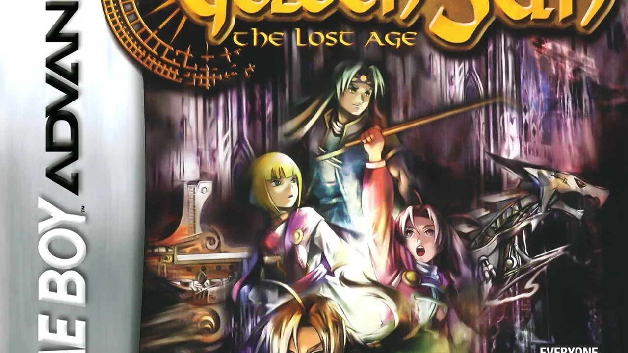 Golden Sun The Lost Age on GBA — Camelot's epic JRPG sequel with world map exploration and Djinn system