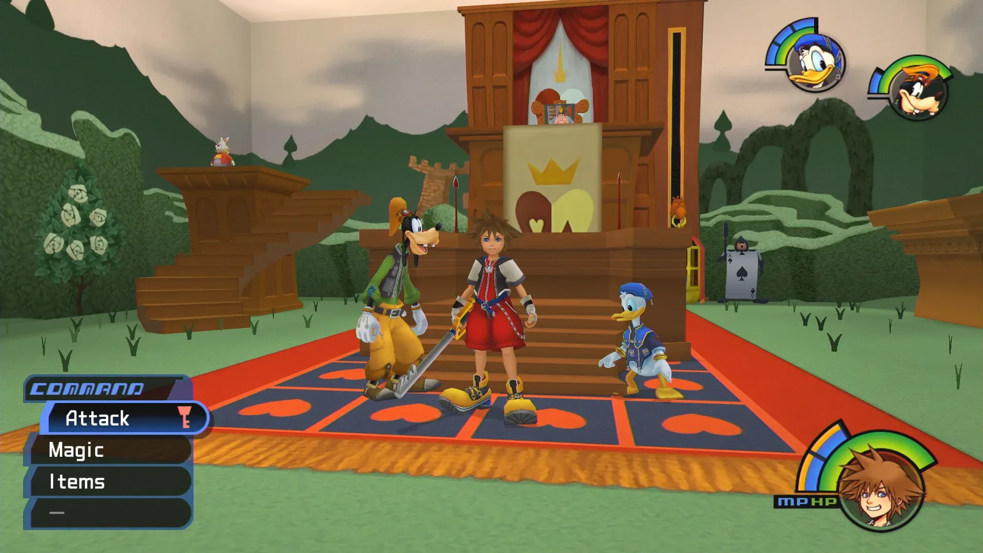 Kingdom Hearts Chain of Memories on GBA — card-based action RPG bridging KH1 and KH2 by Square Enix and Jupiter