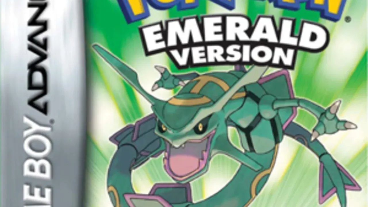 Pokemon Emerald on GBA — the definitive Gen III experience with Battle Frontier by Game Freak