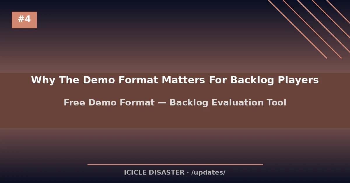 Free demo format as backlog evaluation tool in 2026 PlayStation ecosystem