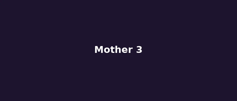 Mother 3 — best JRPG ending