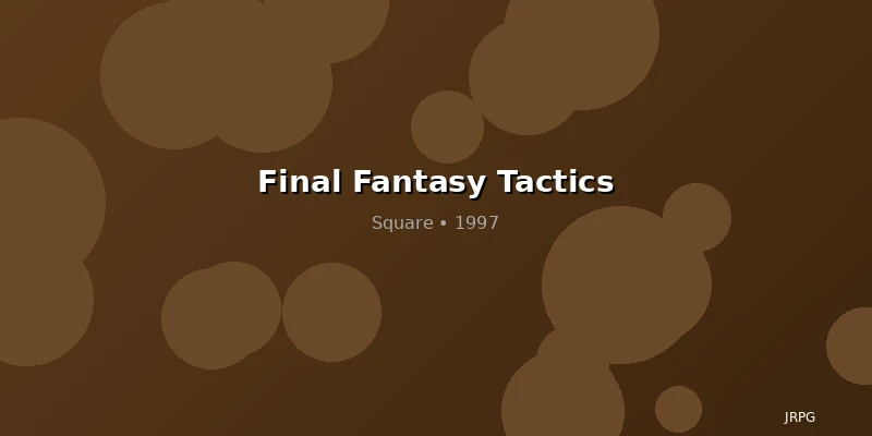 Delita Heiral from Final Fantasy Tactics — JRPG villain