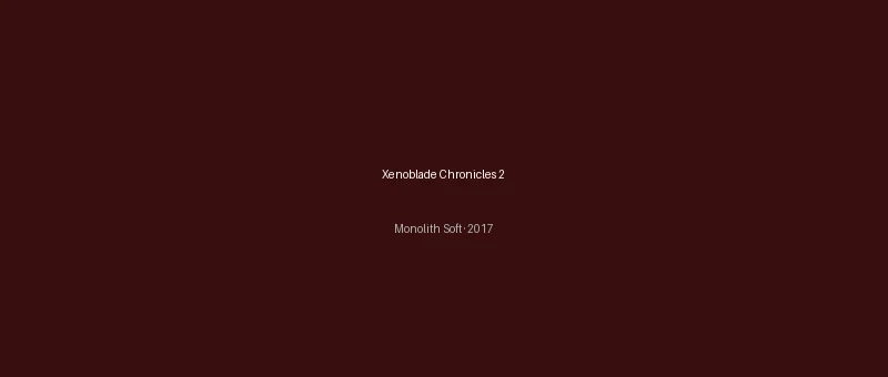 Xenoblade Chronicles 2 — JRPG world-building