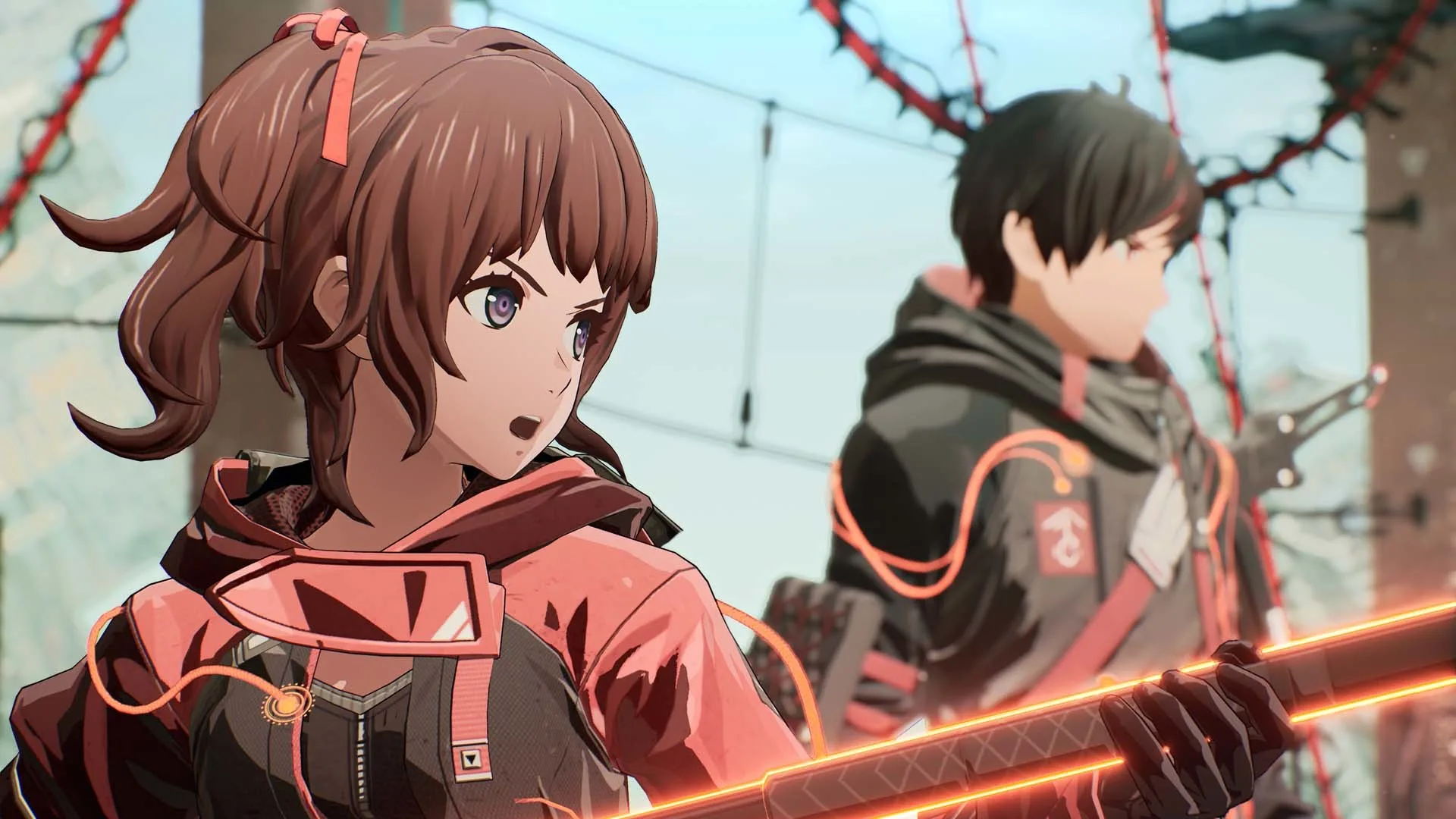 Scarlet Nexus PS4 gameplay showing psychokinesis combat
