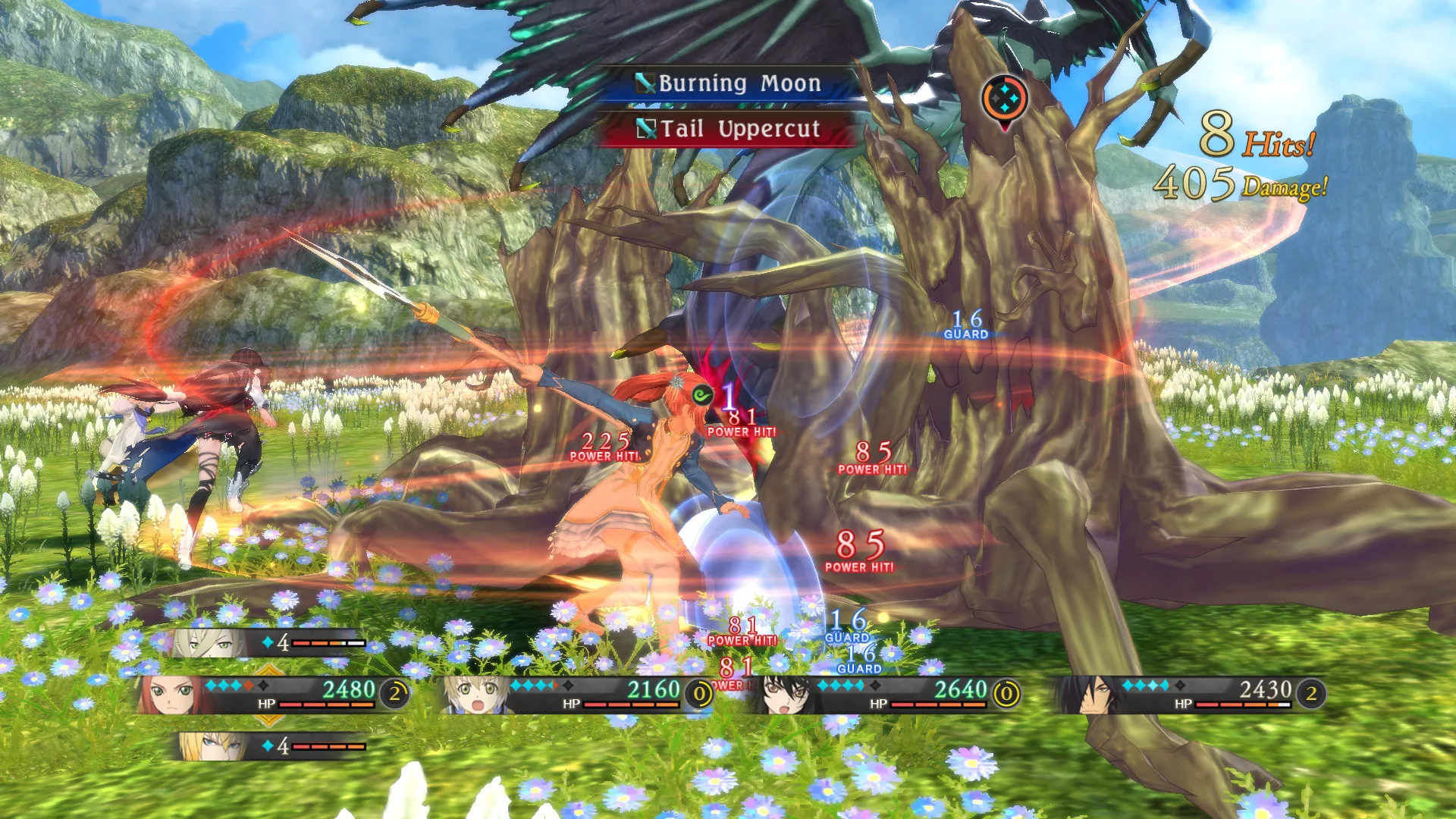 Tales of Berseria Velvet Crowe combat on PS4