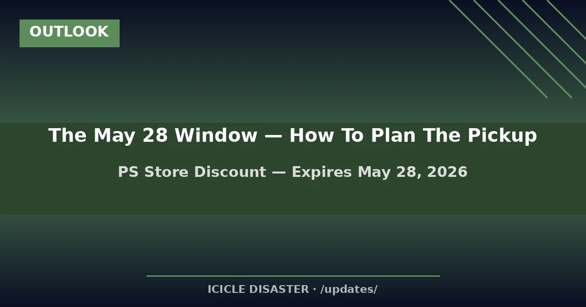 PS Store May 28 2026 deal window for Remnant 2 Standard and Deluxe