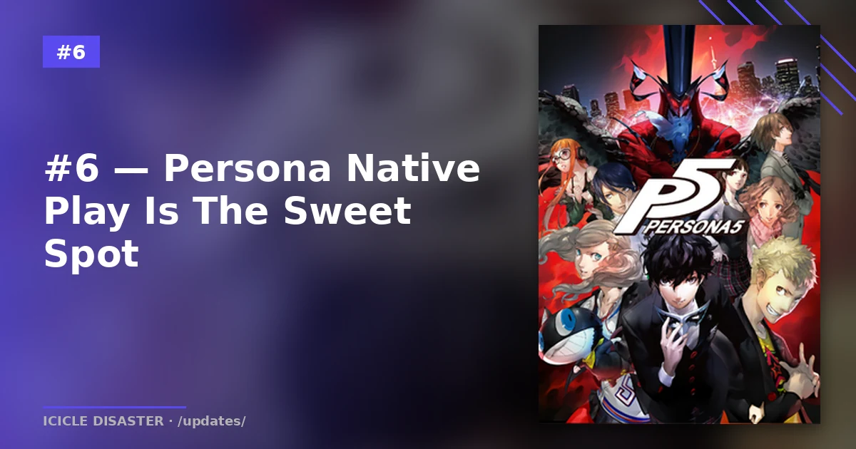 Persona 5 Royal — Atlus signature JRPG native Windows handheld play