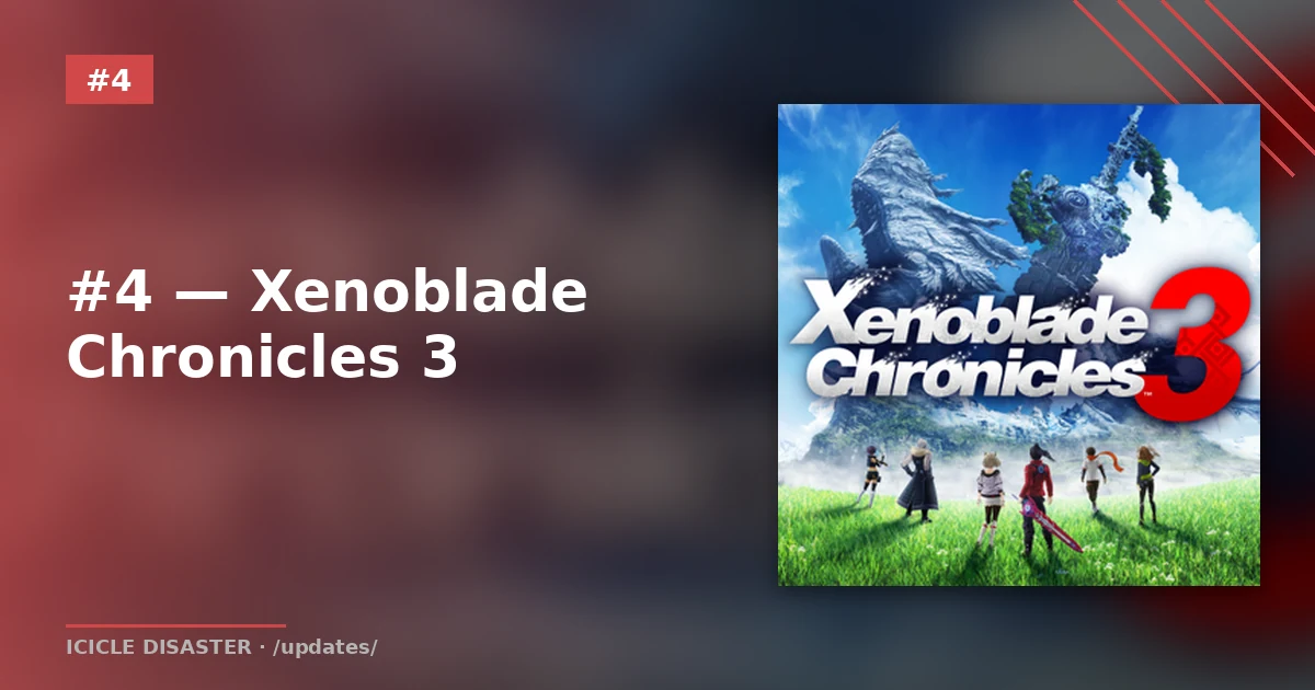 #4 — Xenoblade Chronicles 3