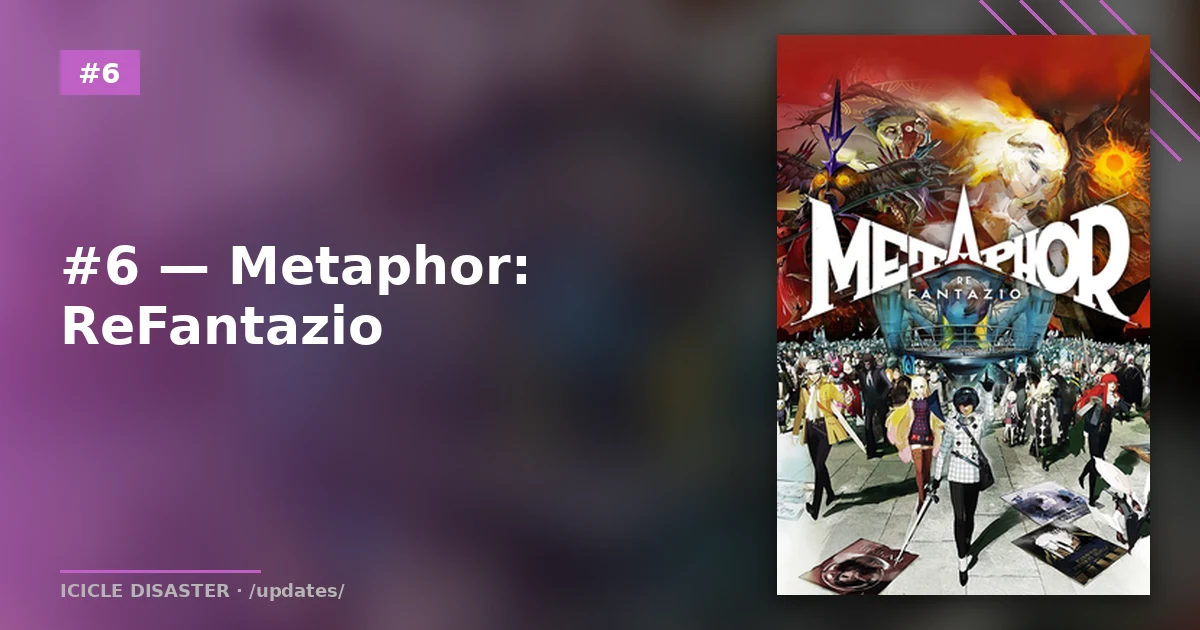 #6 — Metaphor: ReFantazio
