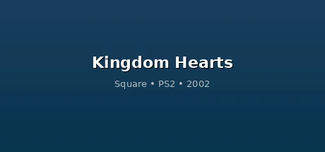 Kingdom Hearts cover