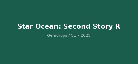 Star Ocean: The Second Story R cover