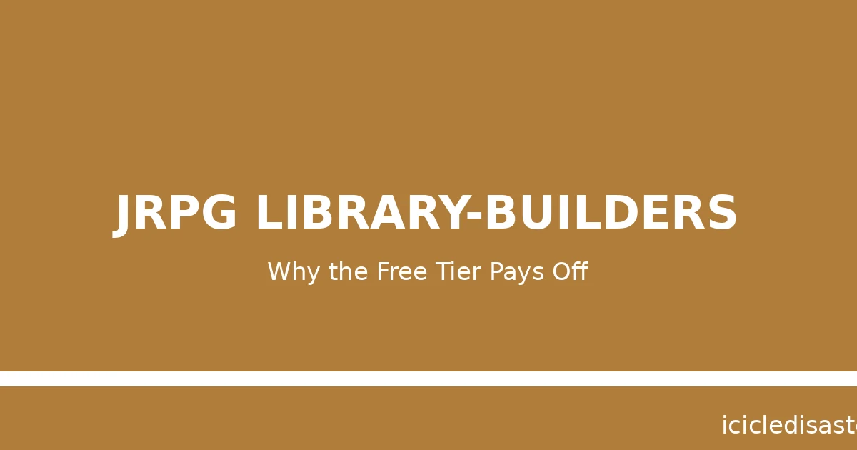 Why free-to-keep matters for JRPG library-builders