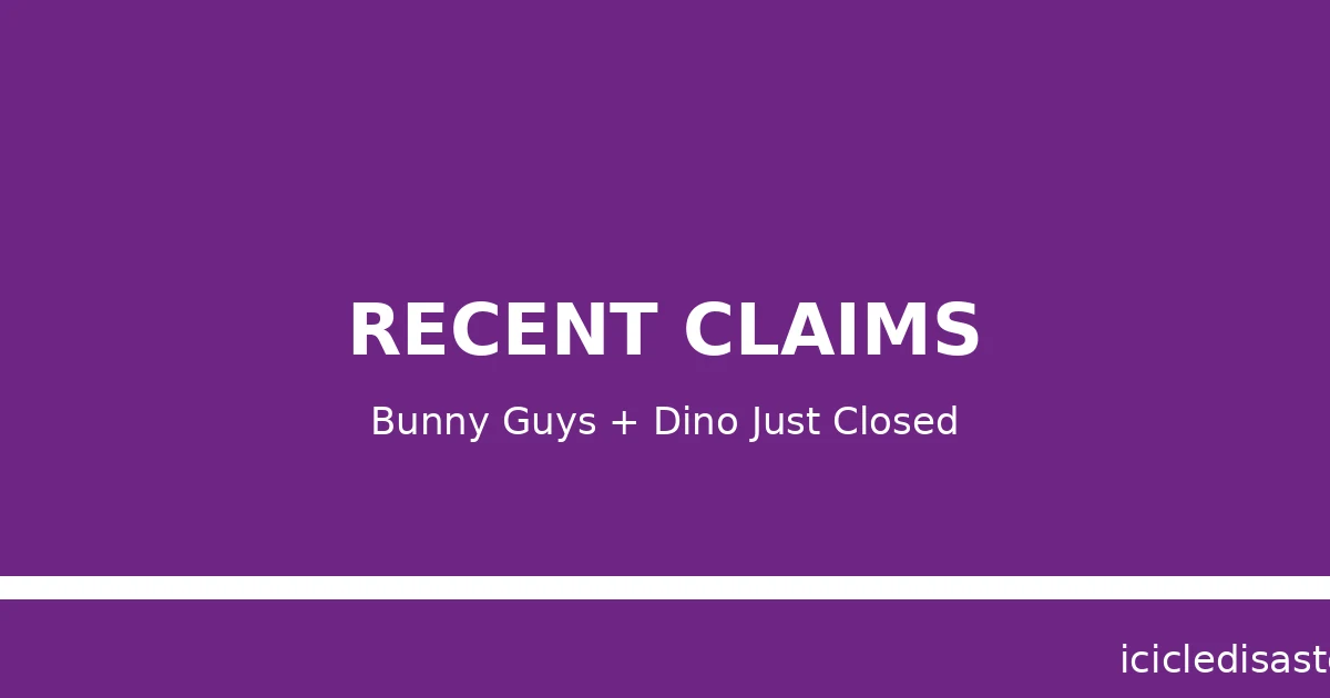 Recent free-to-keep claims — Bunny Guys and Dino runner