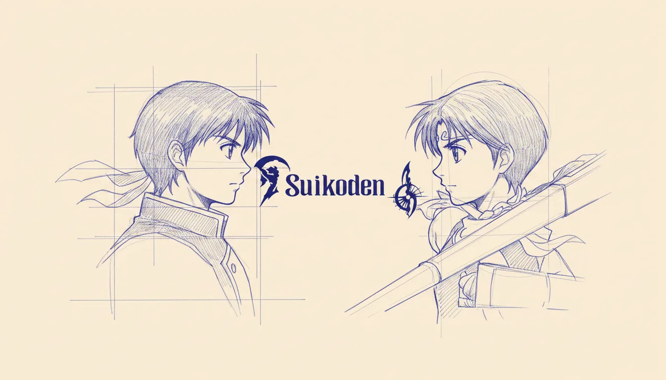 Suikoden II HD Remaster — Riou and Jowy's protagonist friendship-betrayal tragedy with 108 Stars of Destiny recruitment expanded political war narrative considered one of greatest JRPGs ever made