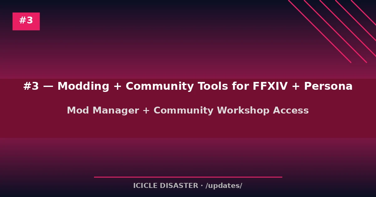 Mod Manager + Community Workshop Access
