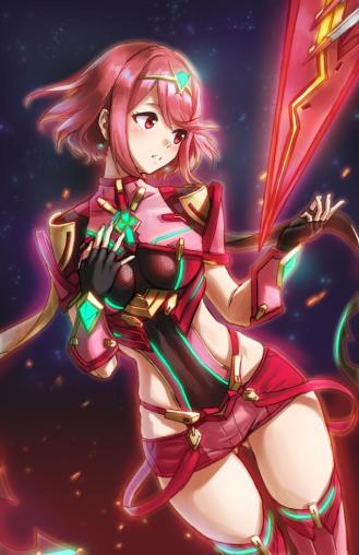 xenoblade chronicles 2 pyra fanart