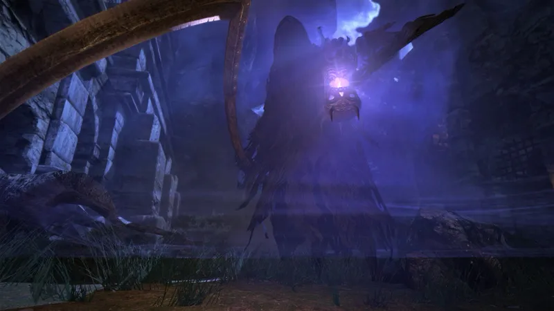 Dragon's Dogma night travel &mdash; pitch darkness, oil lanterns, and predatory monsters that transform the open world