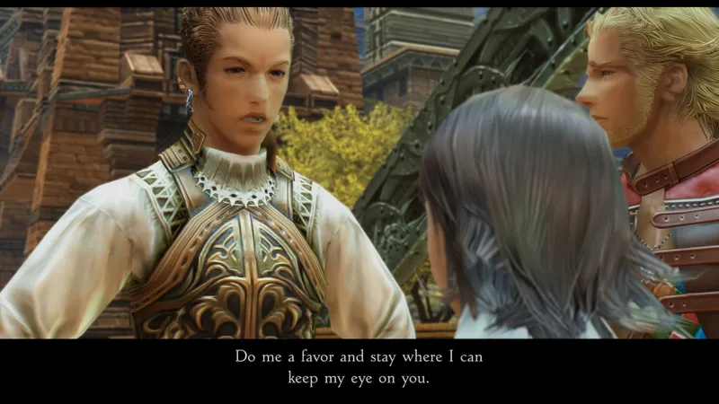 Final Fantasy XII combat in the Zodiac Age — party fighting in Ivalice with the remastered License Board job system