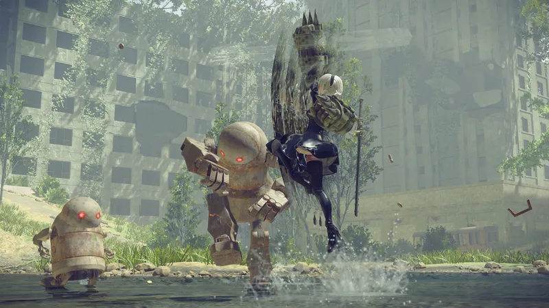 NieR Automata Ending E — Weight of the World, the track that plays while strangers sacrifice their save data for you