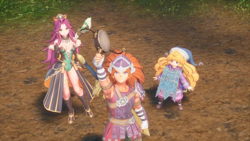 Trials of Mana — the open world exploration between colorful fantasy environments and fairy-tale towns