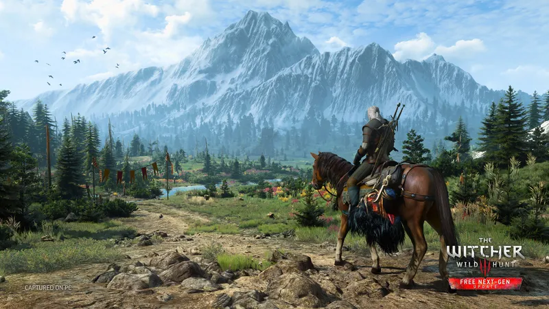The Witcher 3 — Geralt's story shaped by player choices across branching questlines and moral dilemmas
