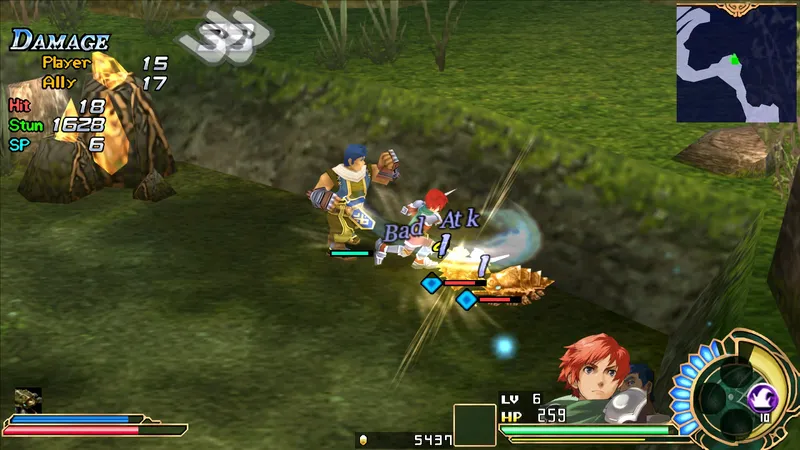 Ys Seven boss fight &mdash; the large-scale encounters with pattern-based attacks that demand dodge timing