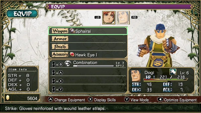 Ys Seven party &mdash; the three-character team with weapon-type switching that would evolve into Ys VIII's combat